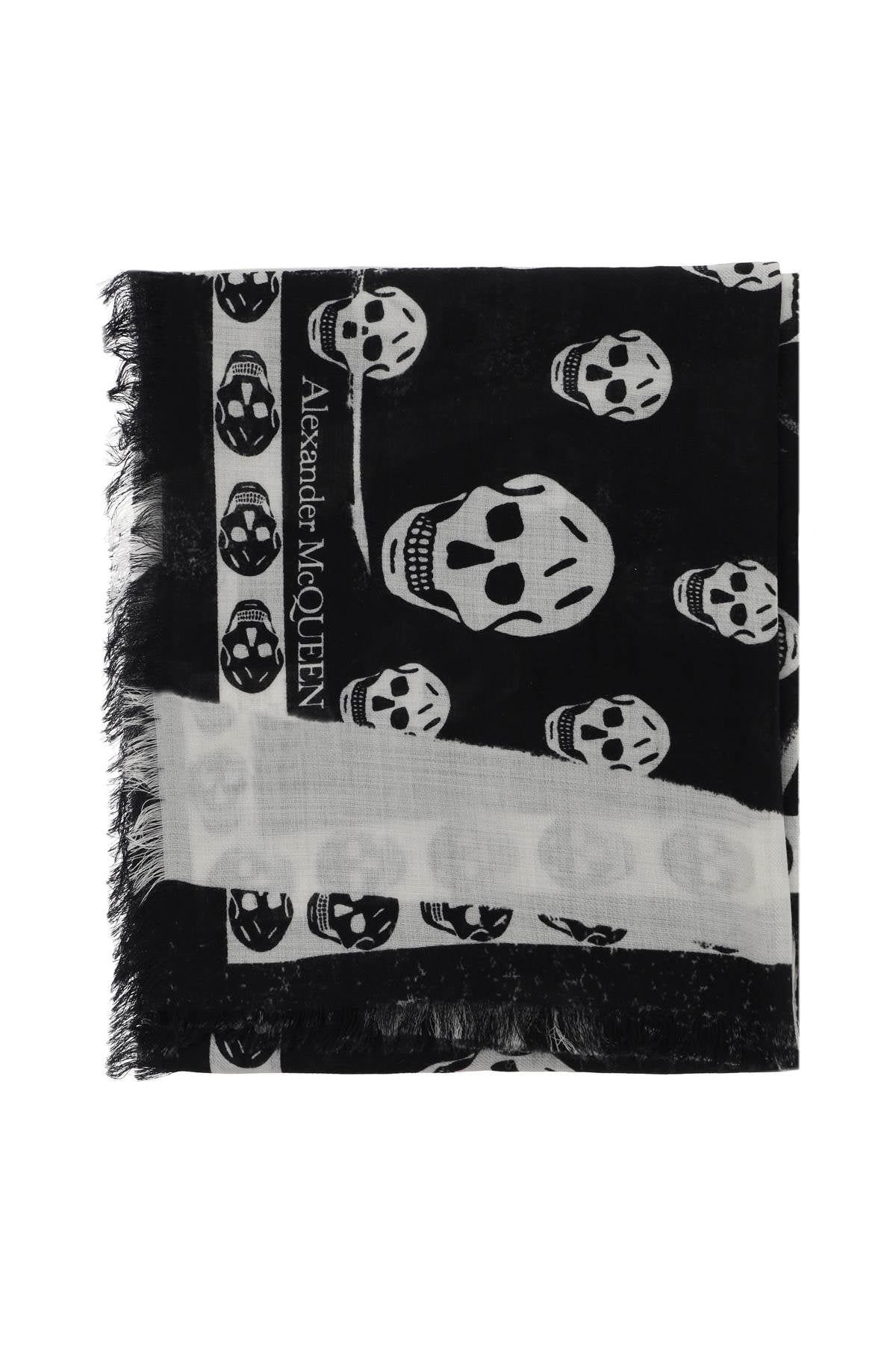 slashed skull scarf