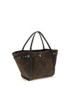 suede tote bag