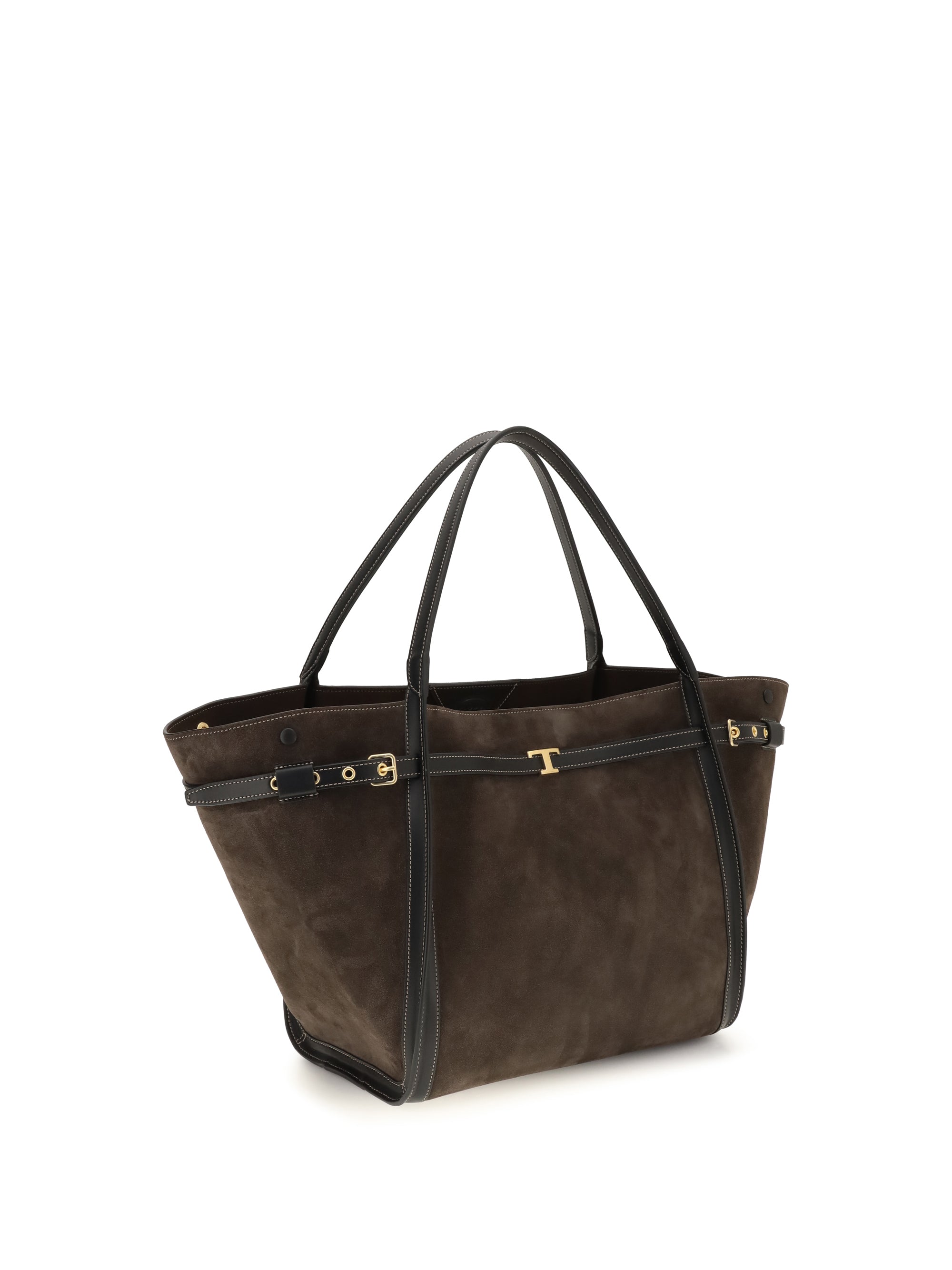 suede tote bag