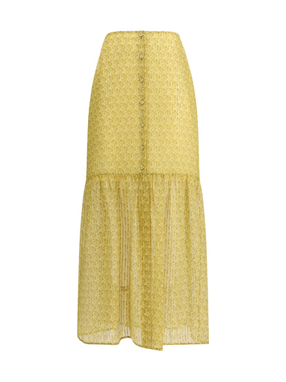 KRISTINA TI 40 leonine amnesia long skirt