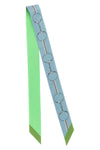 gg jacquard silk double-sided ribbon