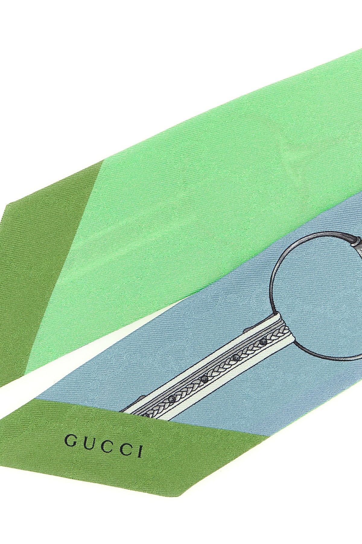 gg jacquard silk double-sided ribbon