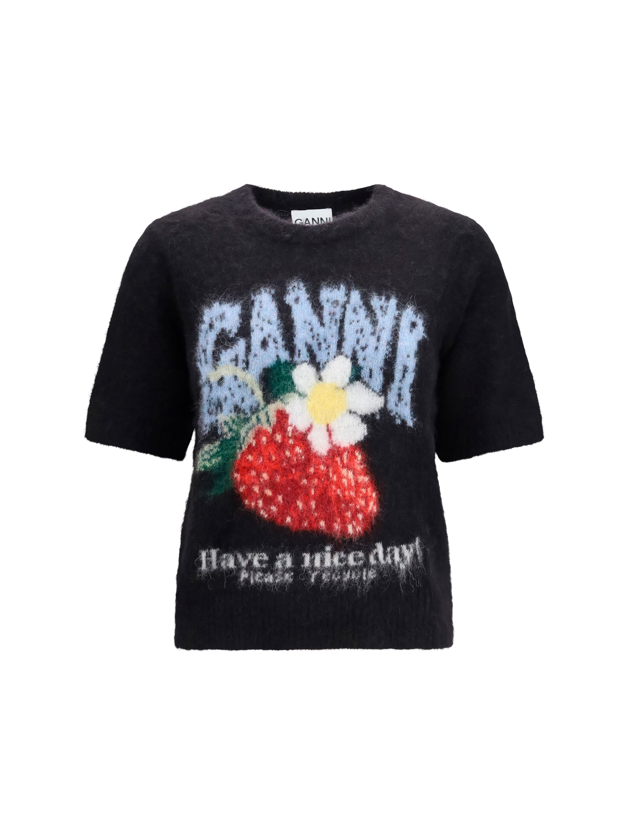 alpaca and wool-blend t-shirt