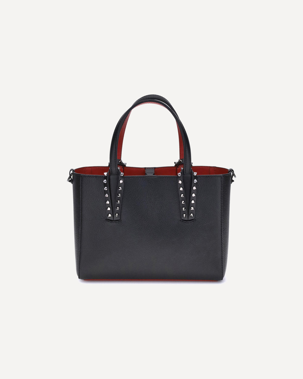 Christian Louboutin Studded Leather Tote Bag Black