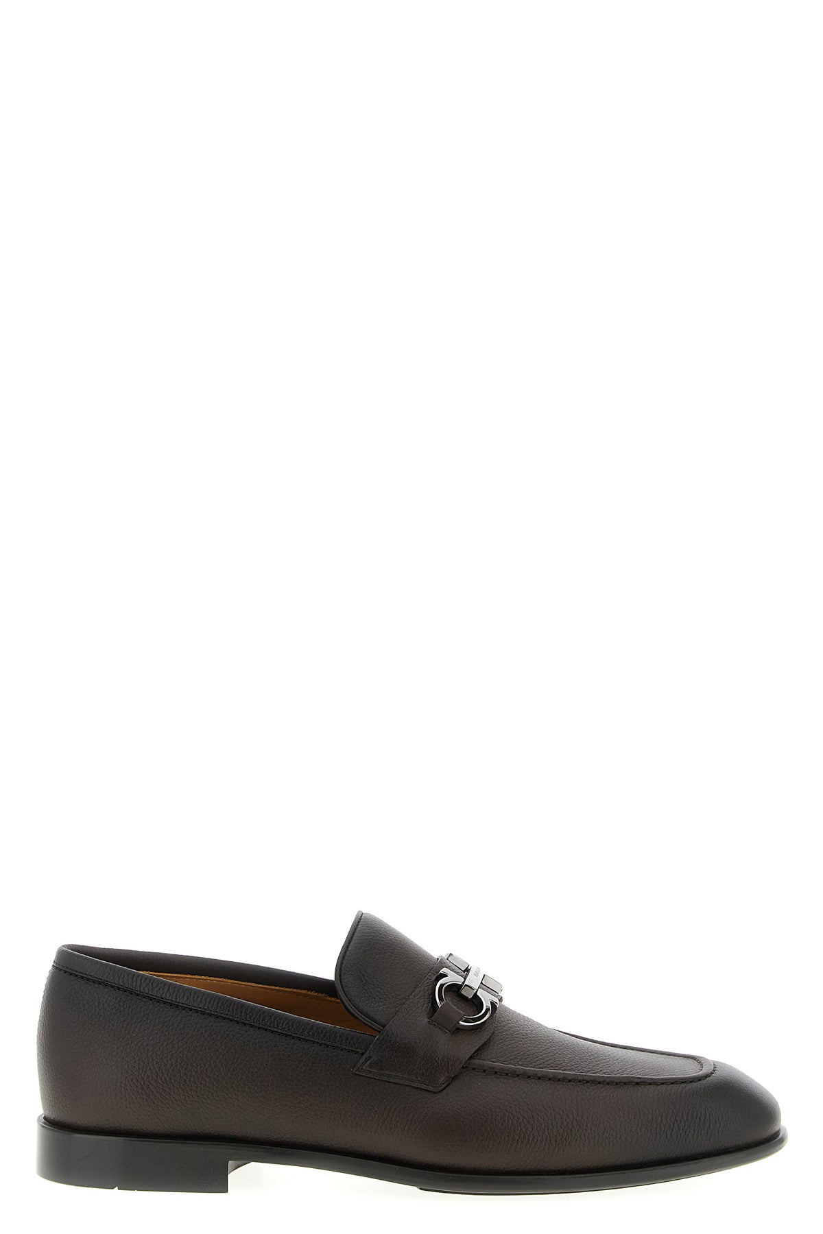 foster hammered calf leather loafers