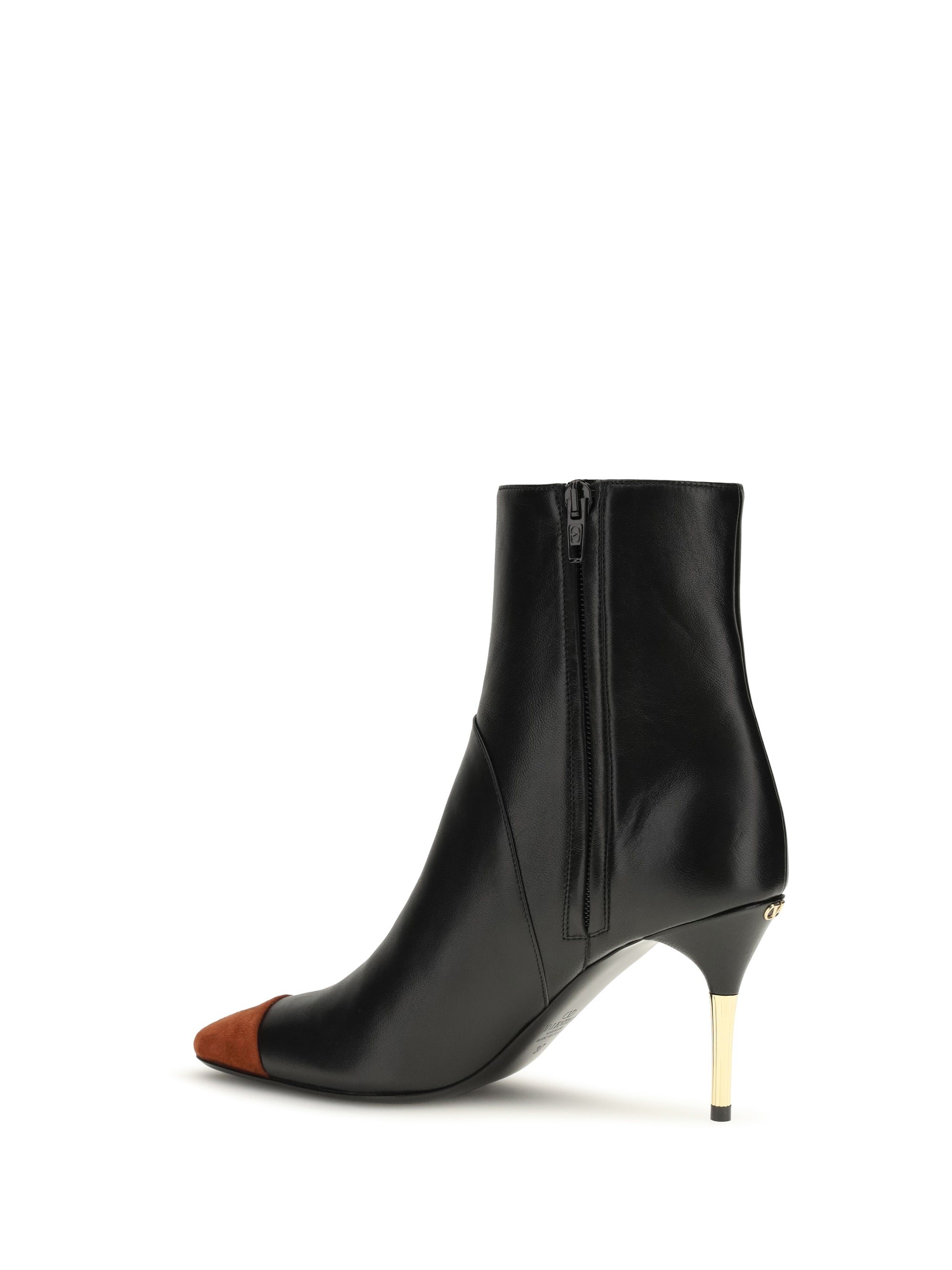 sinead nappa and suede ankle boots