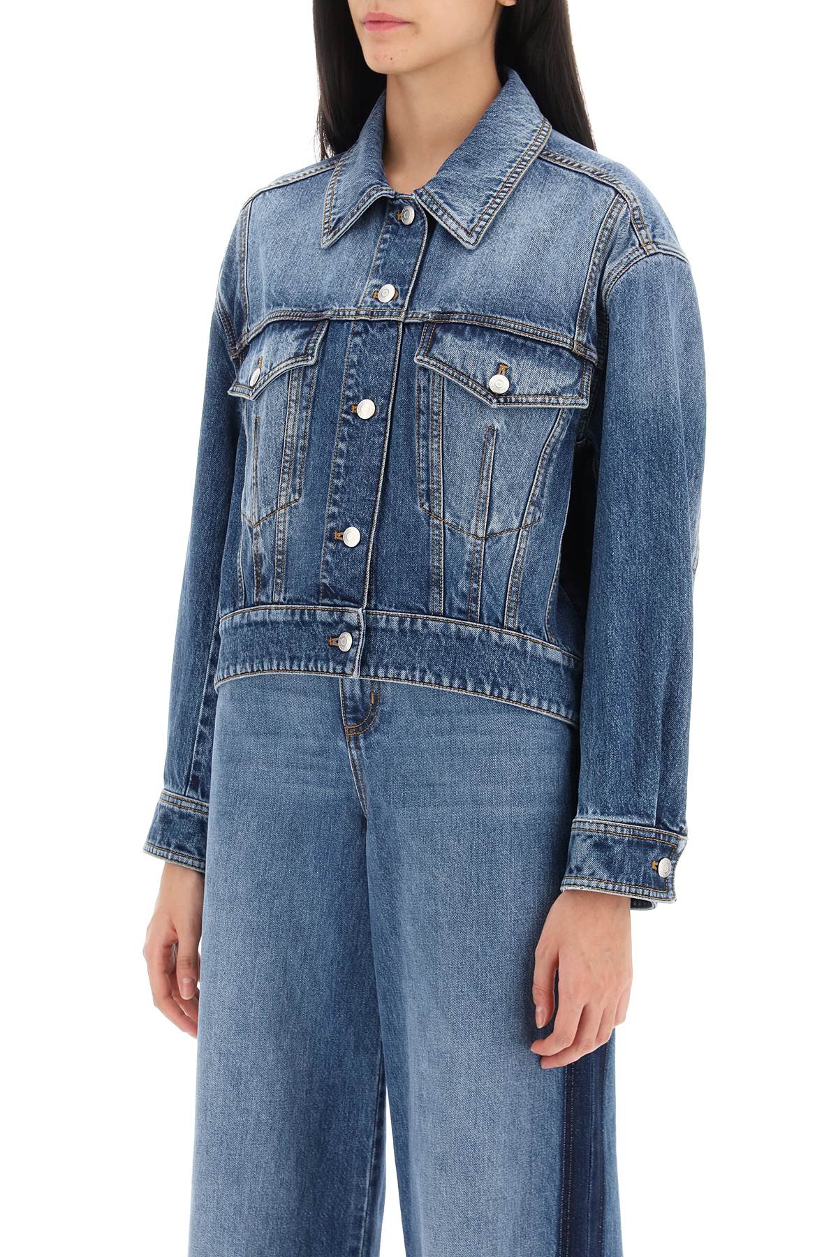 denim cocoon jacket