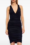 sleeveless jersey midi dress