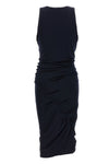 sleeveless jersey midi dress