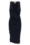 sleeveless jersey midi dress