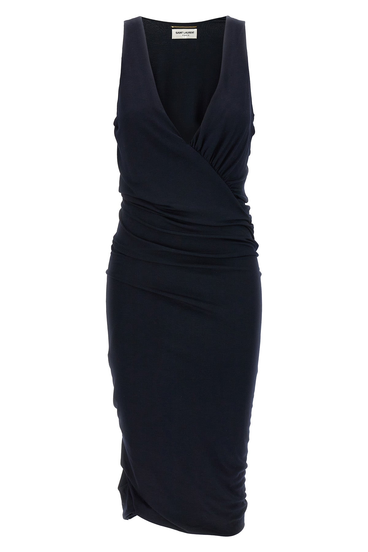 sleeveless jersey midi dress