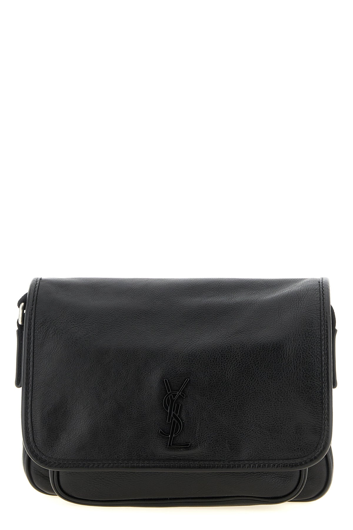 small niki hammered leather crossbody bag in messenger style