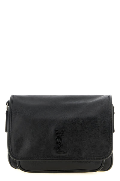 small niki hammered leather crossbody bag in messenger style