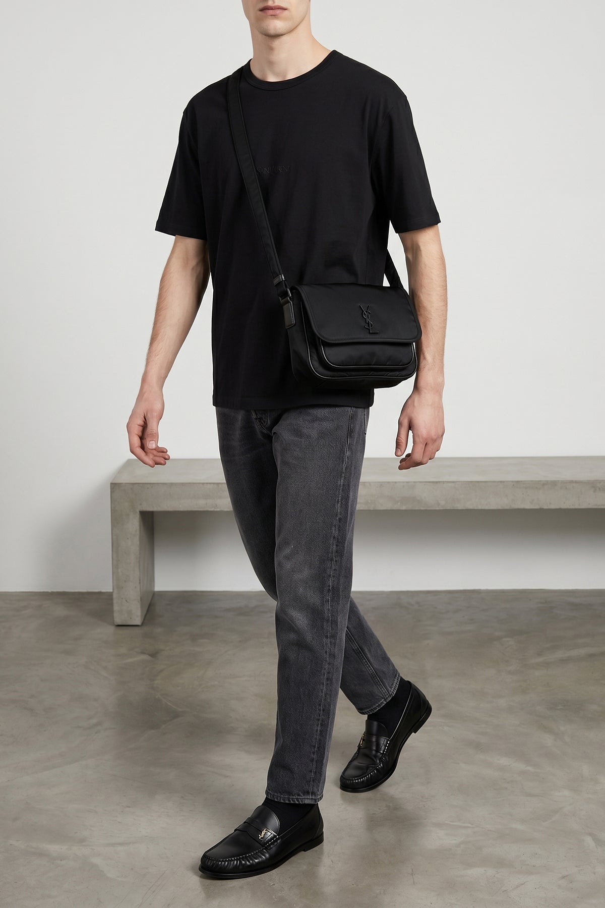 messenger niki nylon crossbody bag