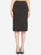 BOTTEGA VENETA S wool skirt with english rib knit