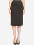 BOTTEGA VENETA S wool skirt with english rib knit