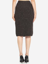 BOTTEGA VENETA S wool skirt with english rib knit