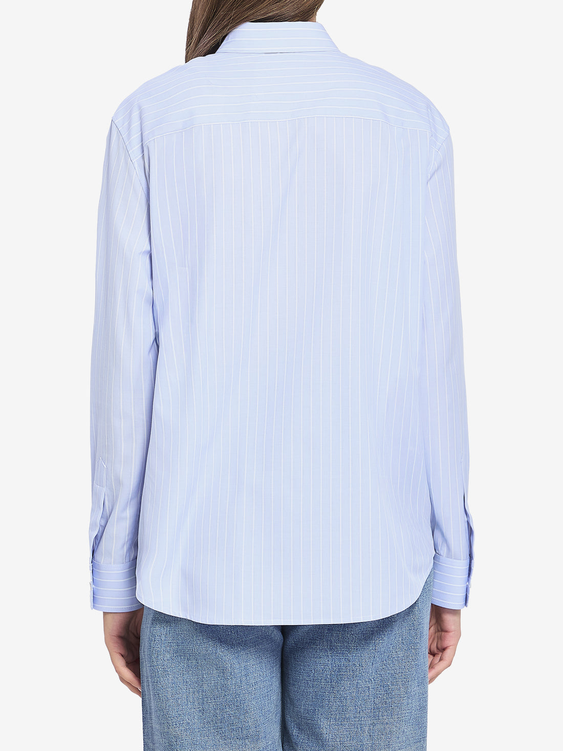 CELINE 38 triomphe striped shirt