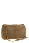 calypso suede shoulder bag