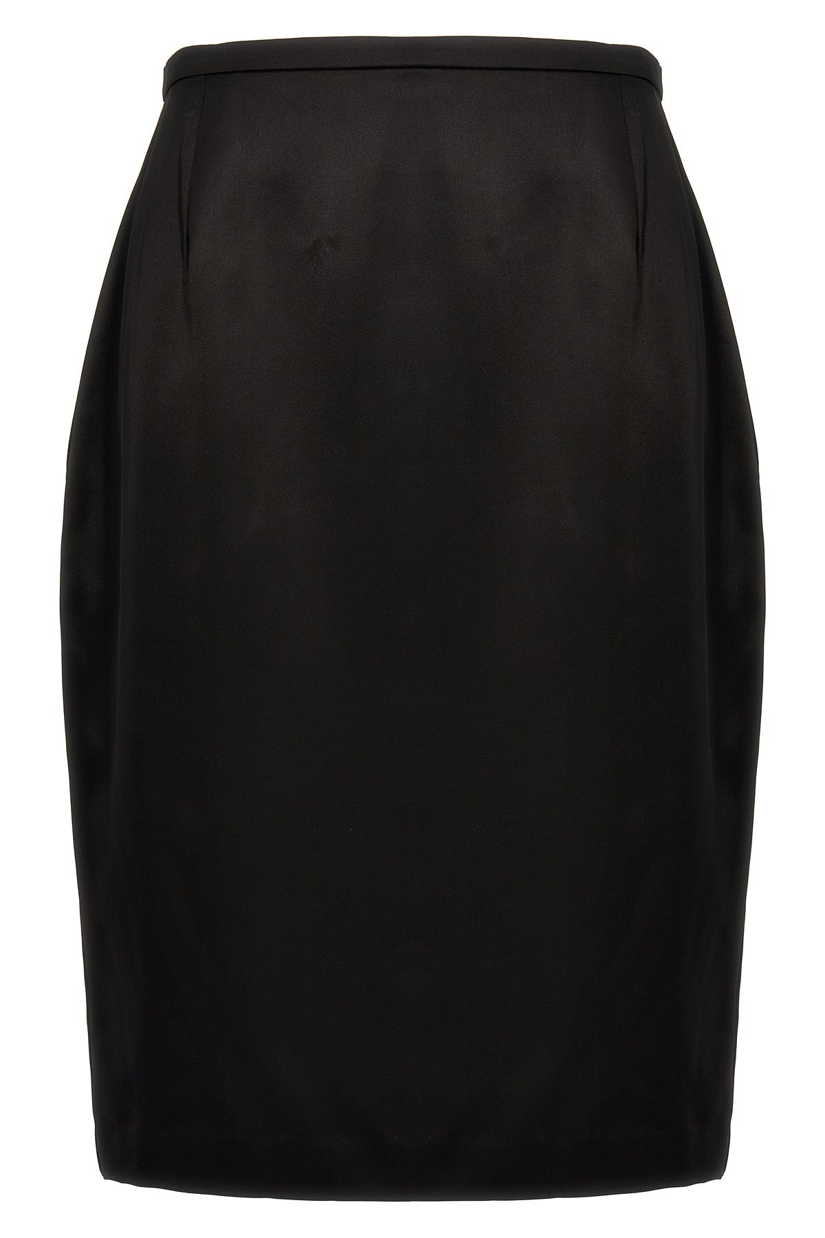 viscose satin pencil skirt