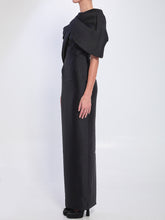 SOLACE LONDON 10 davina maxi dress in black 