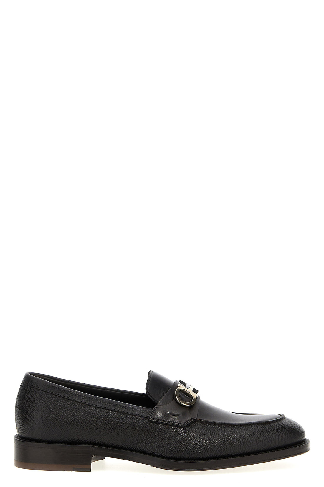 FERRAGAMO 8 benedict grained leather loafers
