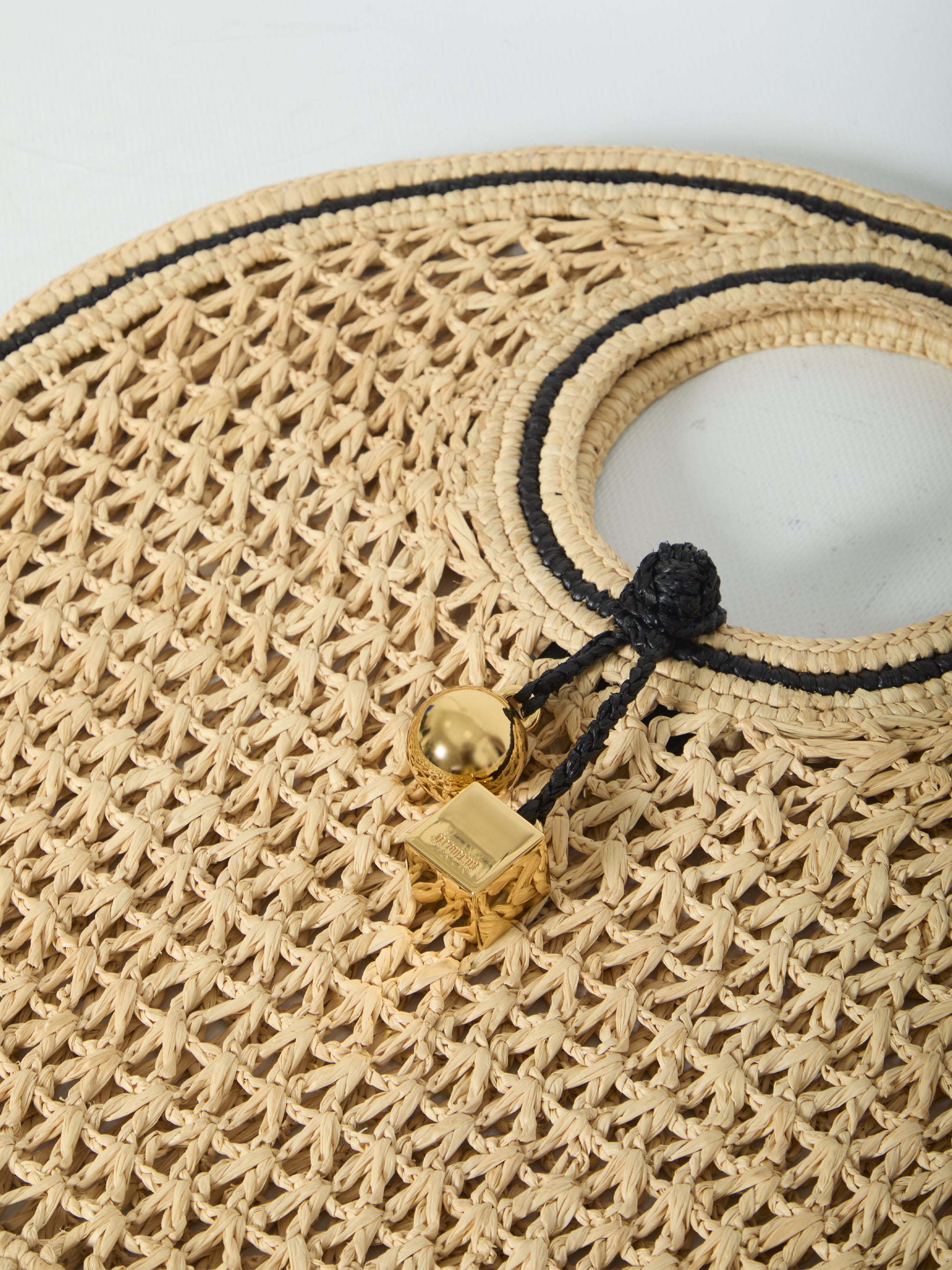 round beach bag small