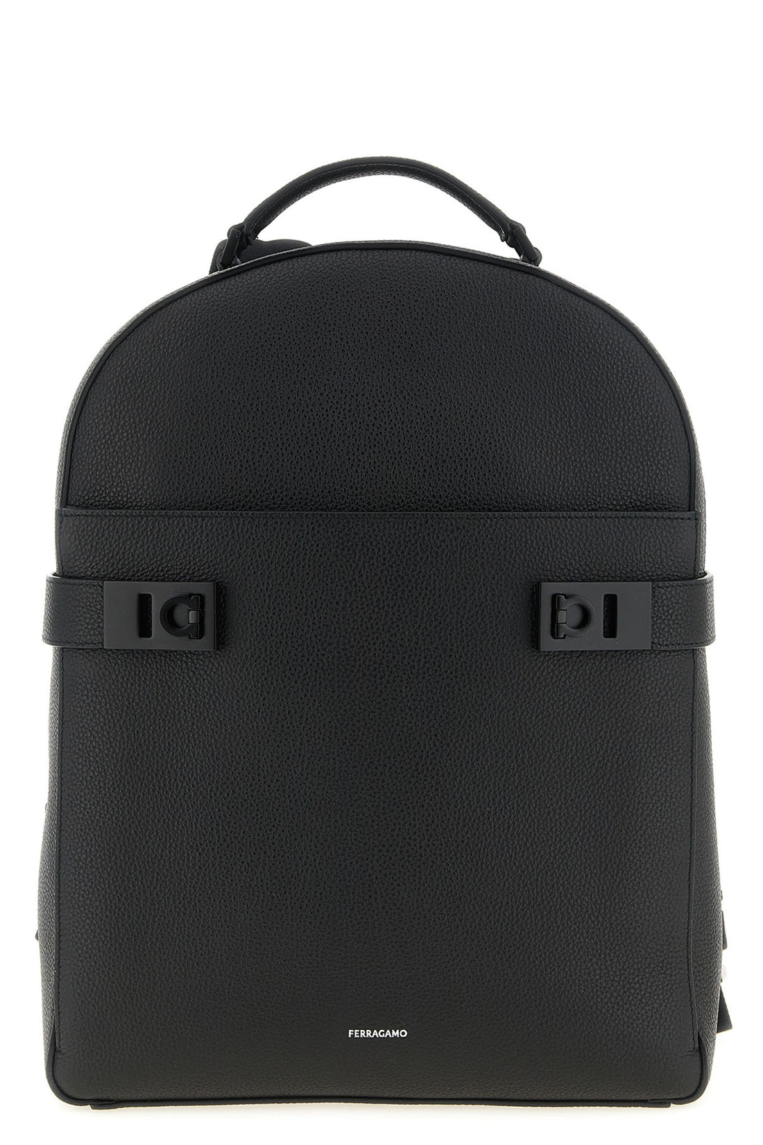 FERRAGAMO OS the ferragamo hug backpack in fine hammered leather