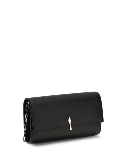 CHRISTIAN LOUBOUTIN OS bettina wallet with chain 
