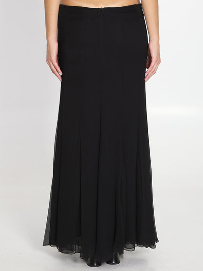 CHLOE 36 flowy maxi skirt