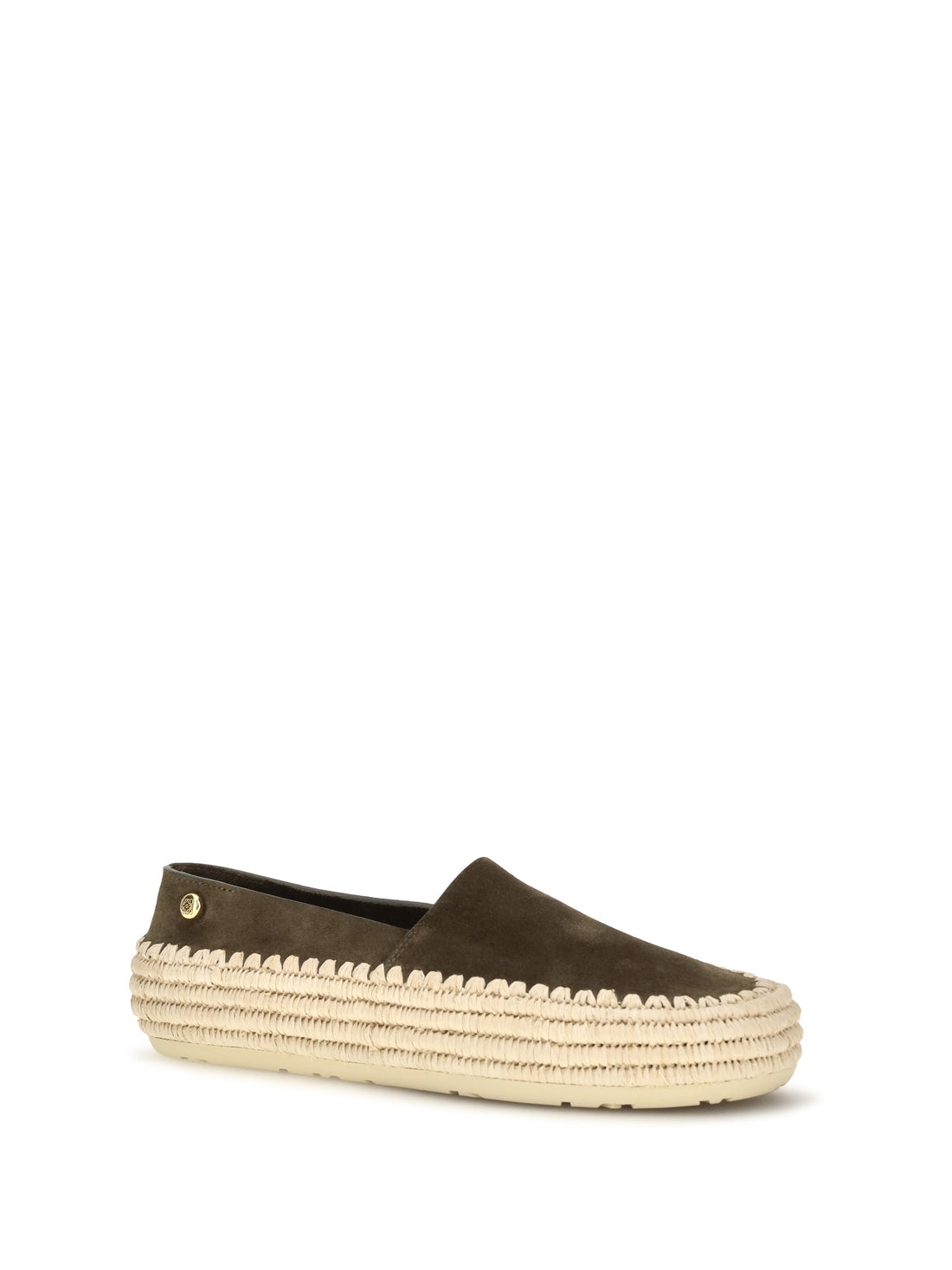 LOEWE 36 rio suede and raffia espadrillas