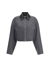 MAX MARA SPORTMAX 40 cropped vacuo jacket in virgin wool