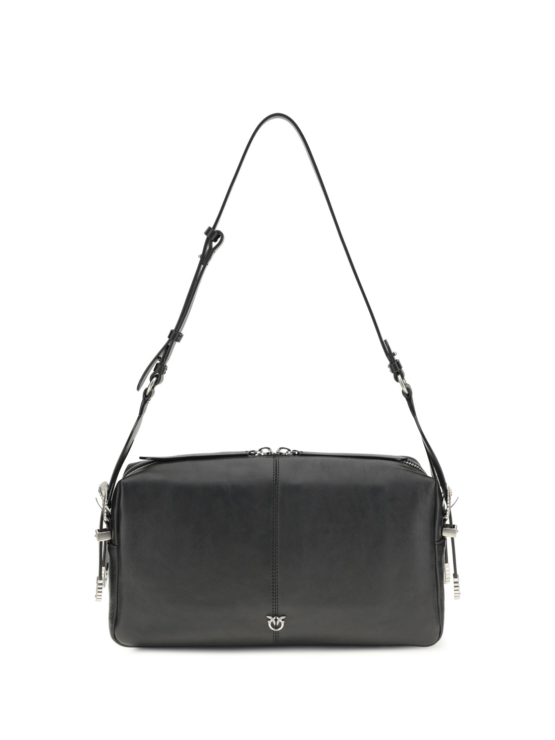 PINKO OS keeper medium shoulder bag in leather
