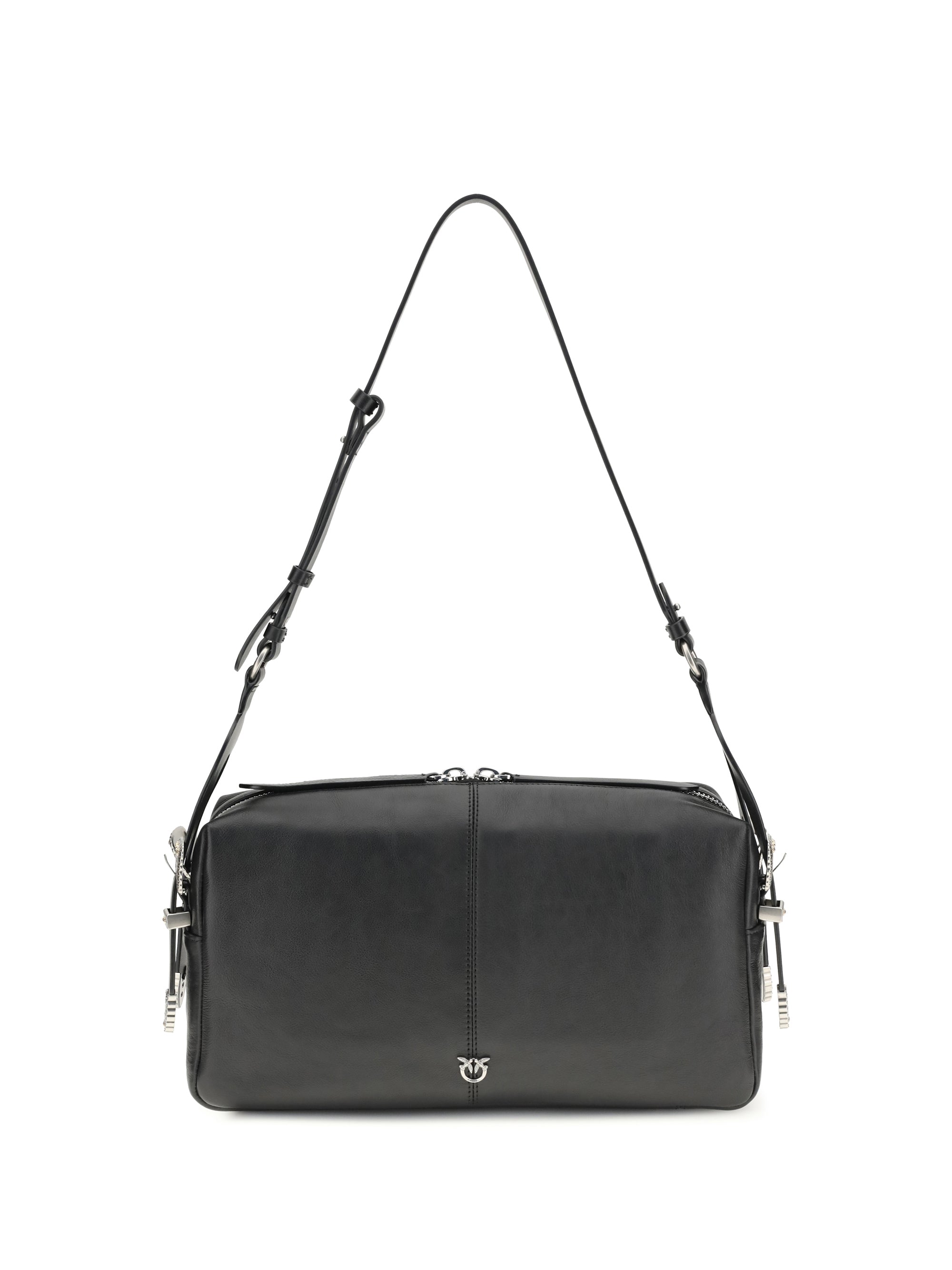keeper medium shoulder bag in leather