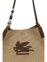 ETRO OS large libra shoulder bag in raffia