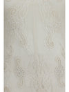 embroidered lace mini dress