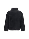 jacket short padded jacket with striped fabric