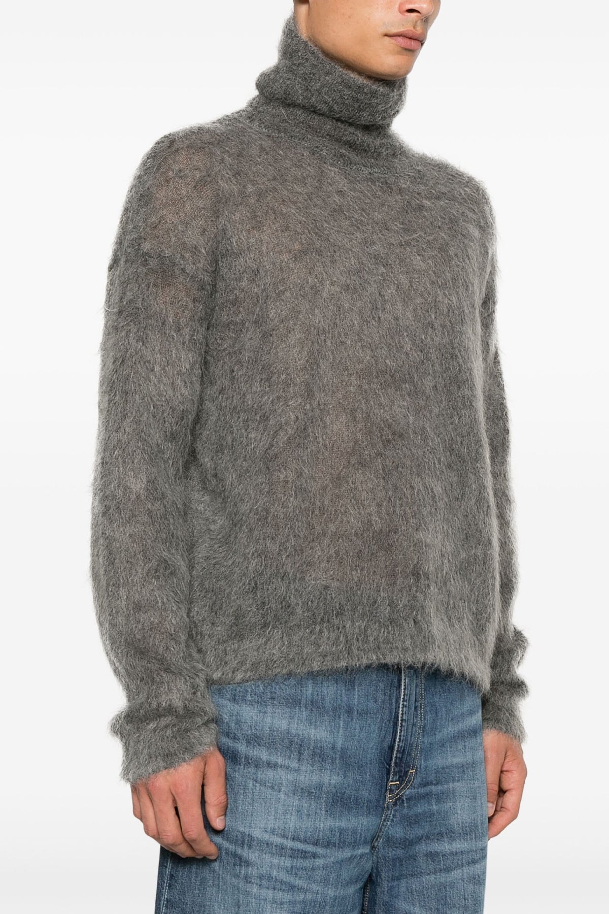 mohair blend turtleneck turtleneck