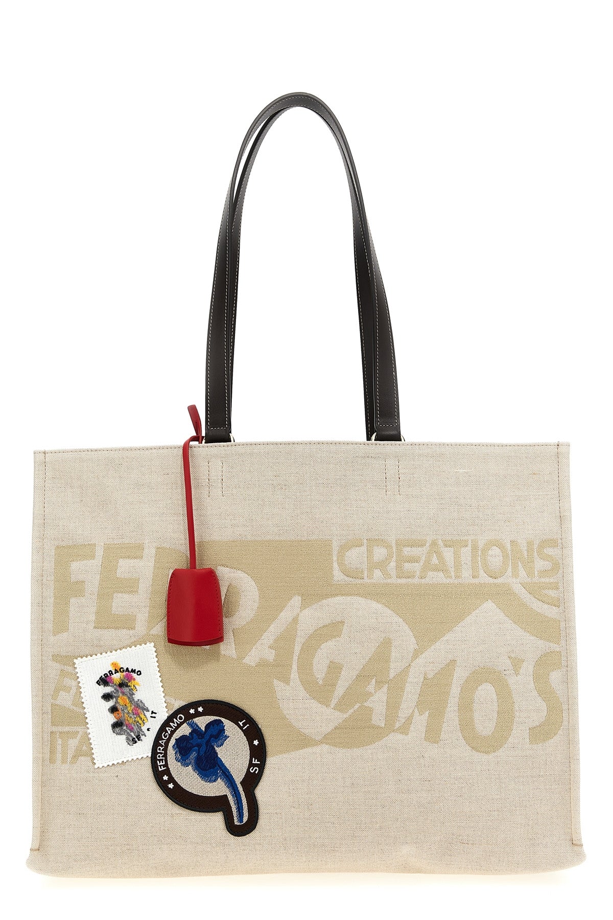 tote bag l jacquard fabric shopping bag