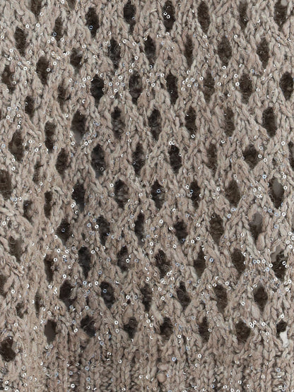 BRUNELLO CUCINELLI S dazzling net sweater