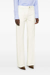 garment-dyed cotton denim jeans