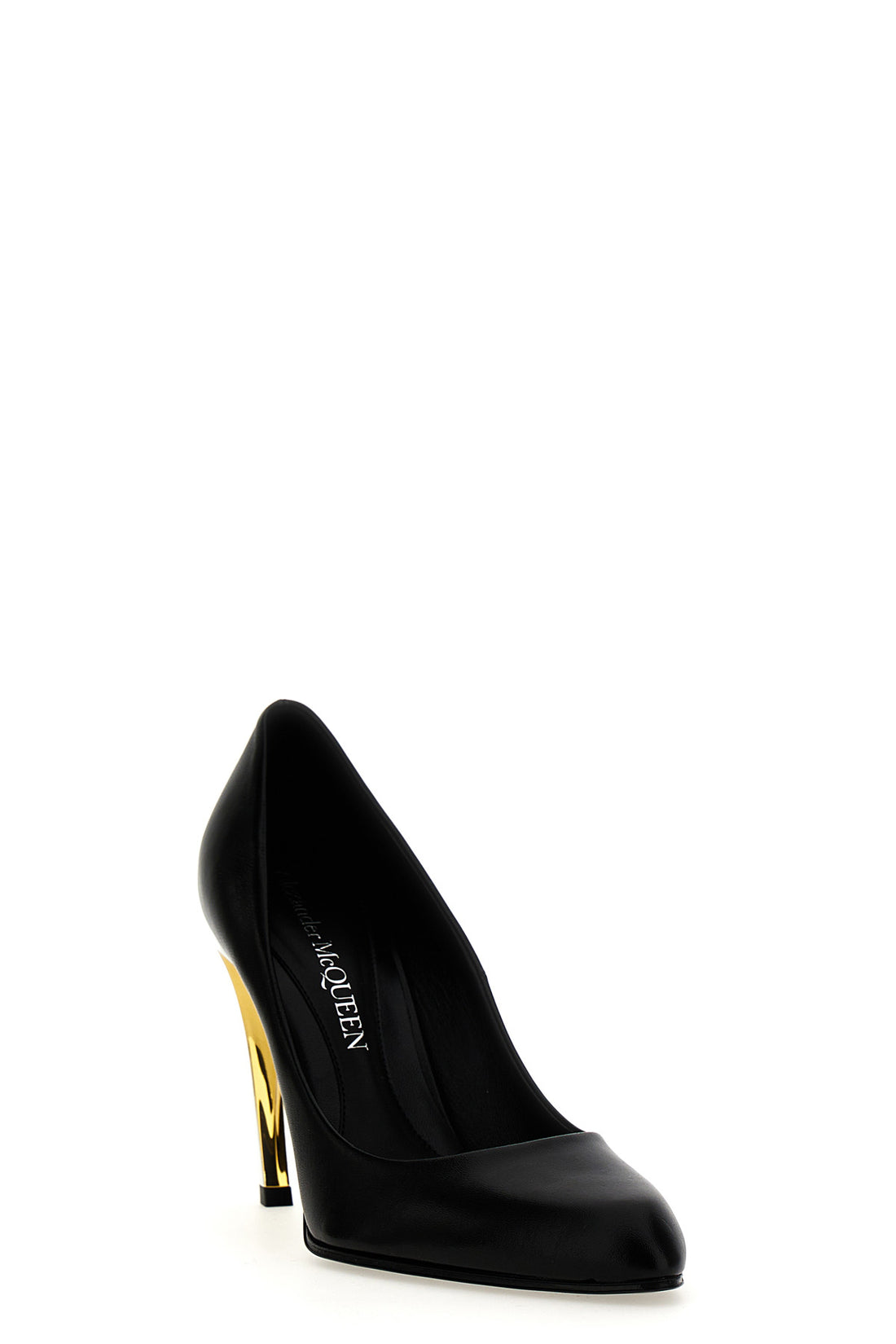 ALEXANDER MCQUEEN 39.5 armadillo leather pumps
