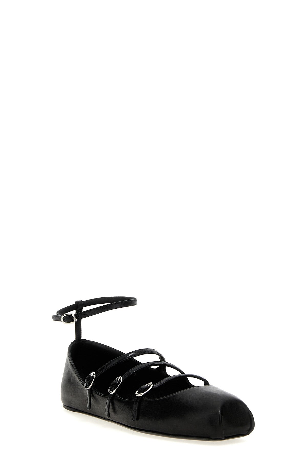leather ballet flats