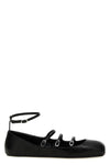 leather ballet flats