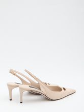 DOLCE&GABBANA 36 slingback pumps in silk nappa
