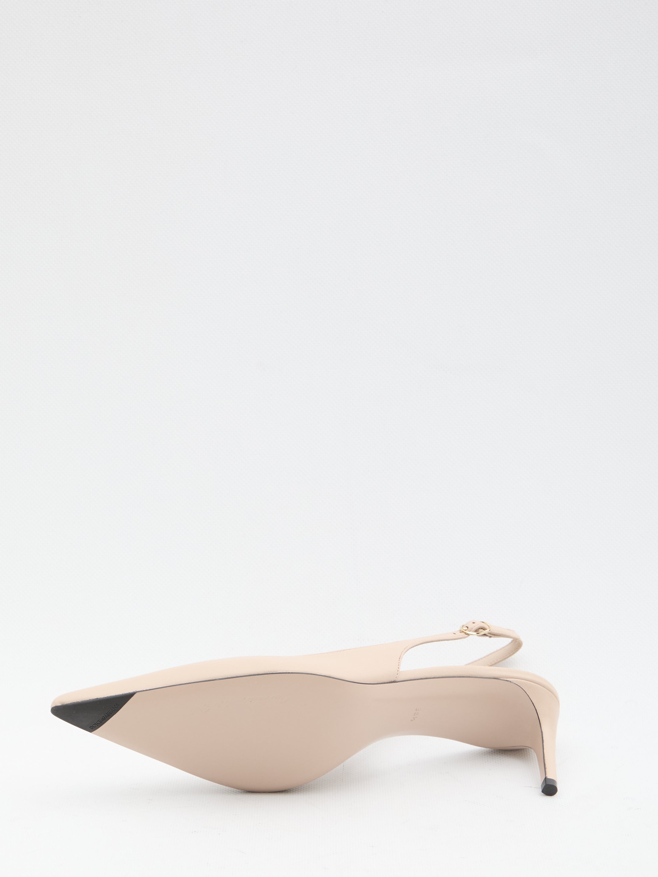 DOLCE&amp;GABBANA 36 slingback pumps in silk nappa