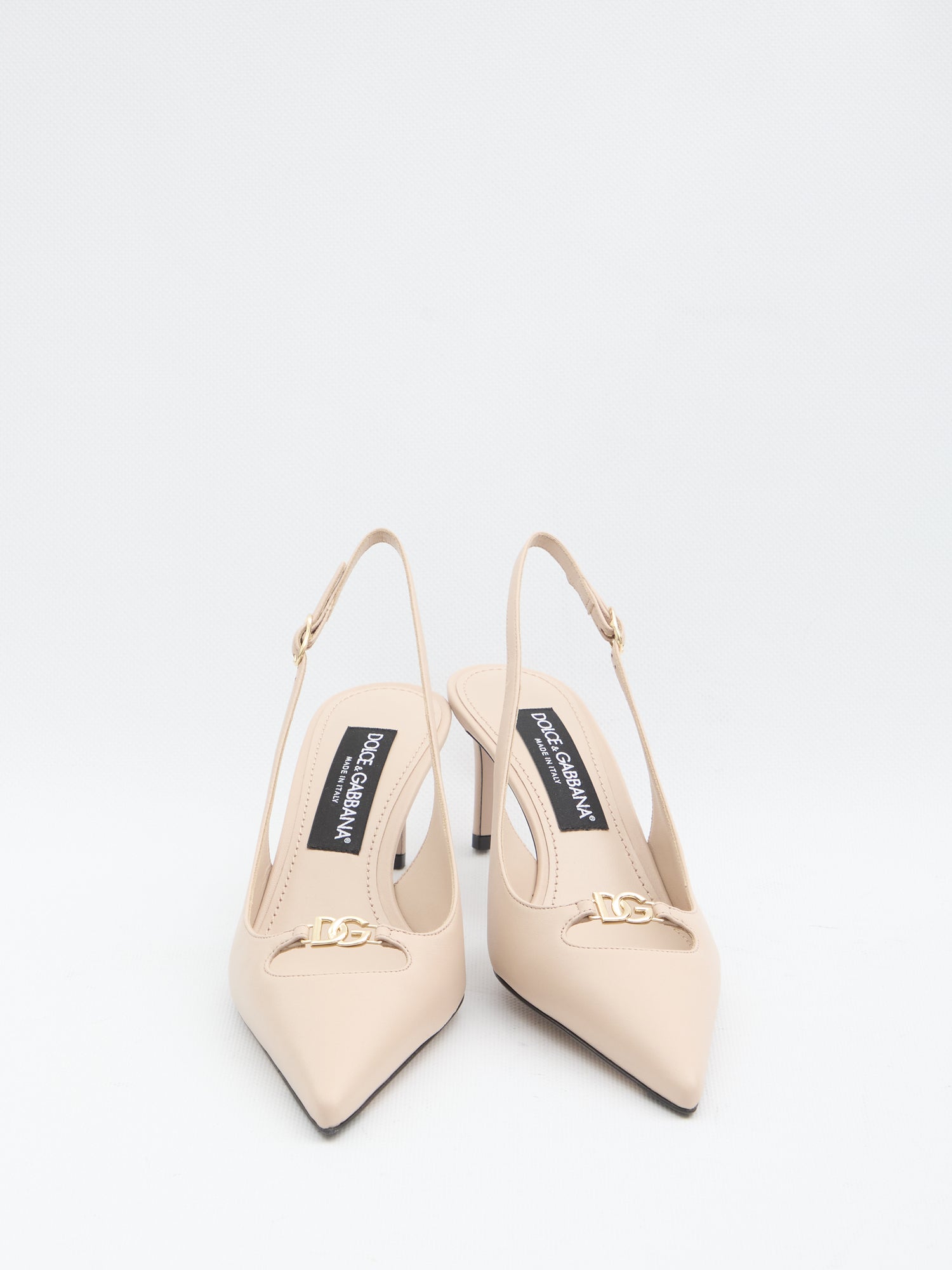 DOLCE&amp;GABBANA 36 slingback pumps in silk nappa