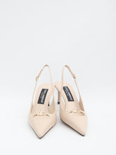 DOLCE&GABBANA 36 slingback pumps in silk nappa