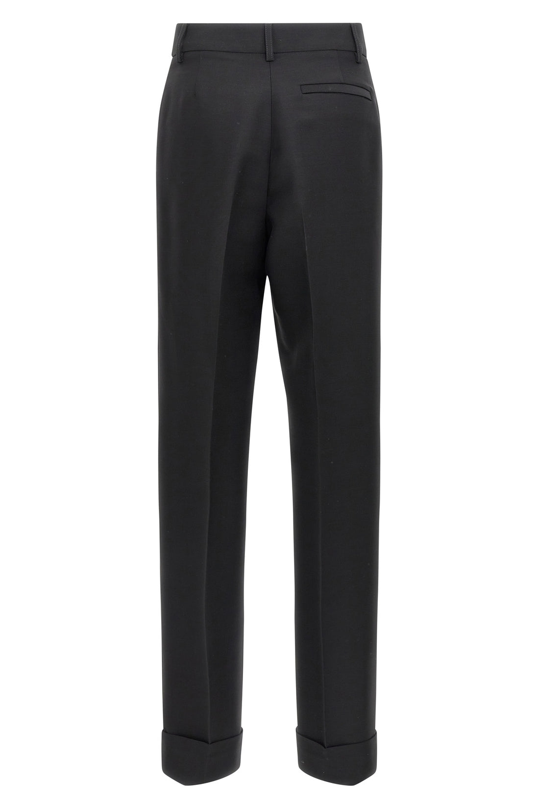 FERRAGAMO 42 viscose and virgin wool blend trousers