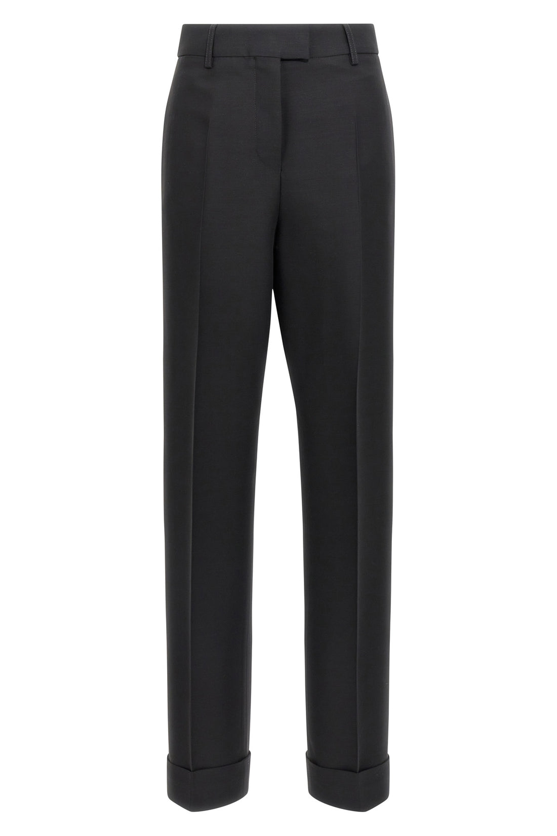 FERRAGAMO 42 viscose and virgin wool blend trousers